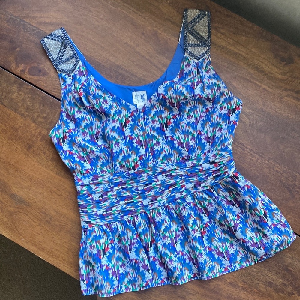 Anthropologie Eden & Esyllte Silk Blouse